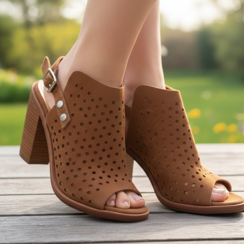 Rag & Bone Wyatt Sandal in Tan‎ Suede Size 38.5